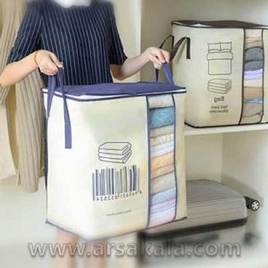 کیف نظم‌دهنده لباس و رختخواب بزرگ برای نگهداری لباس و پتو