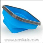 ظرف سیلیکونی درب دار تاشو
