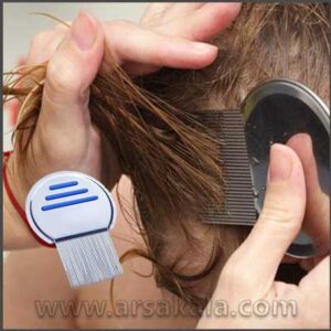 شانه ضد شپش فلزی