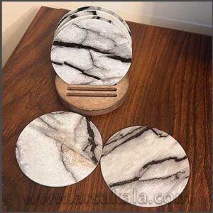 زیر لیوانی 6 عددی طرح سنگ RAIKA