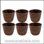 شات 6 عددی گیاهی طرح چوب Freshkeeps