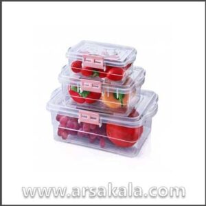 ظرف 3 عددی شفاف ماکروفری viro