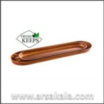 شیرینی خوری 2 عددی گیاهی طرح چوب fresh keeps