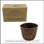شات 6 عددی گیاهی طرح چوب Freshkeeps