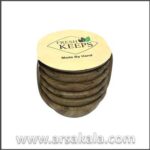 کاسه گرد 6 عددی گیاهی طرح چوب fresh keeps