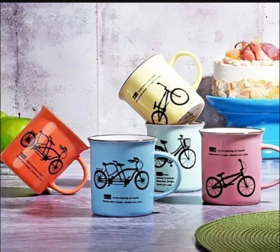 ماگ سرامیکی طرح دوچرخه