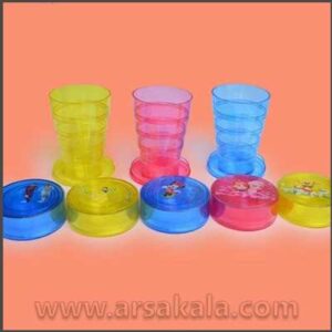 لیوان تاشو شفاف