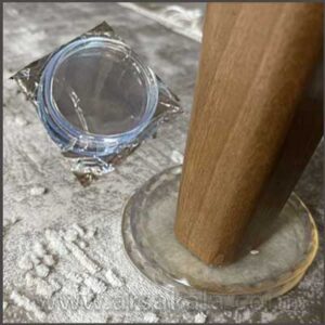 زیر پایه مبل شفاف نرم 4 عددی