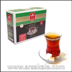 چای نیم کیلویی به همراه 20 عدد چای کیسه ای دبش