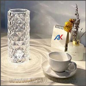 آباژور رقص نوردار Rose Diamond Table Lamp