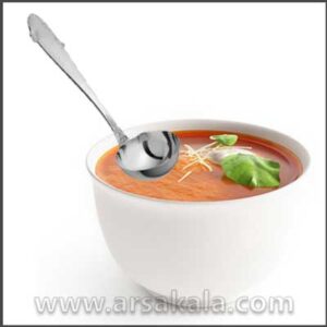 ملاقه استیل کوچک ساده