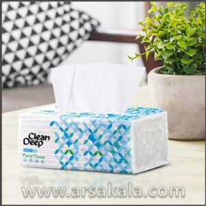 دستمال کاغذی 100 برگ CLEAN DEEP