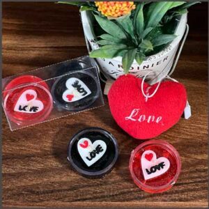 شمع وارمر 2 عددی طرح LOVE