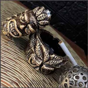 زیر سیگاری و فندک طرح دار پلیمر