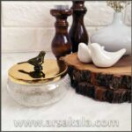 قندان و شکلات خوری طلایی در پرنده