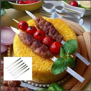 سیخ تابه ای گالوانیزه 6 عددی