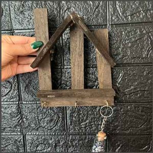 جا کلیدی چوبی مدل دیواری
