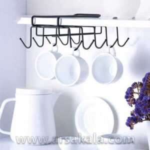 آویز لیوان کابینتی 2 کاره