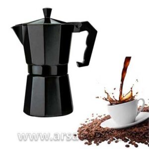 اسپرسو ساز 6 کاپ مشکی Moka