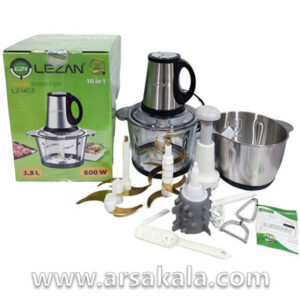 خردکن برقی و دستی 10 کاره LEZAN مدل LZ-1403