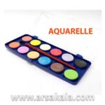 آبرنگ 12 رنگ AQUARELLE