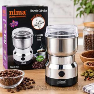 آسیاب برقی نیما مدل NM-8300 با توان ۱۵۰ وات و کاسه استیل