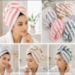 کلاه حوله ای حمام هندی