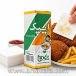 پد جذب روغن غذا ایپک 50 برگی مناسب جذب روغن اضافی غذاهای سرخ‌شده