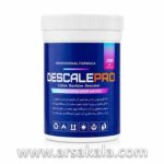 پودر جرم گیر اسپرسو ساز DescalePro مدل Coffee Machine Descaler وزن 200 گرم برای حذف رسوبات آهکی و روغن قهوه